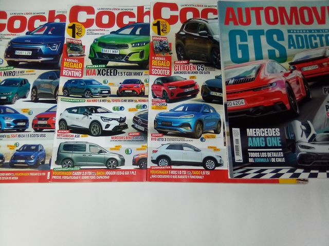 LOTE REVISTAS A MOTOR REVISTA COCHES Y AUTOMOVIL