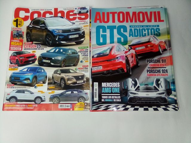 LOTE REVISTAS A MOTOR REVISTA COCHES Y AUTOMOVIL