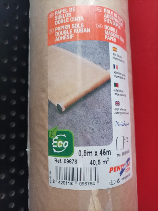 Papel suelos doble cinta