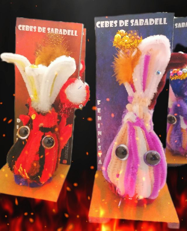 Cebollas peluche limpiapipas Sabadell (Barcelona)