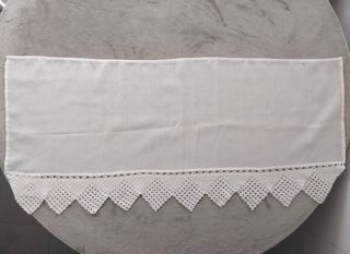 Juego de 2 paños / adornos hechos a mano