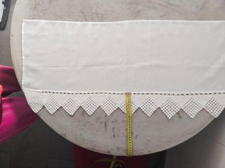 Juego de 2 paños / adornos hechos a mano