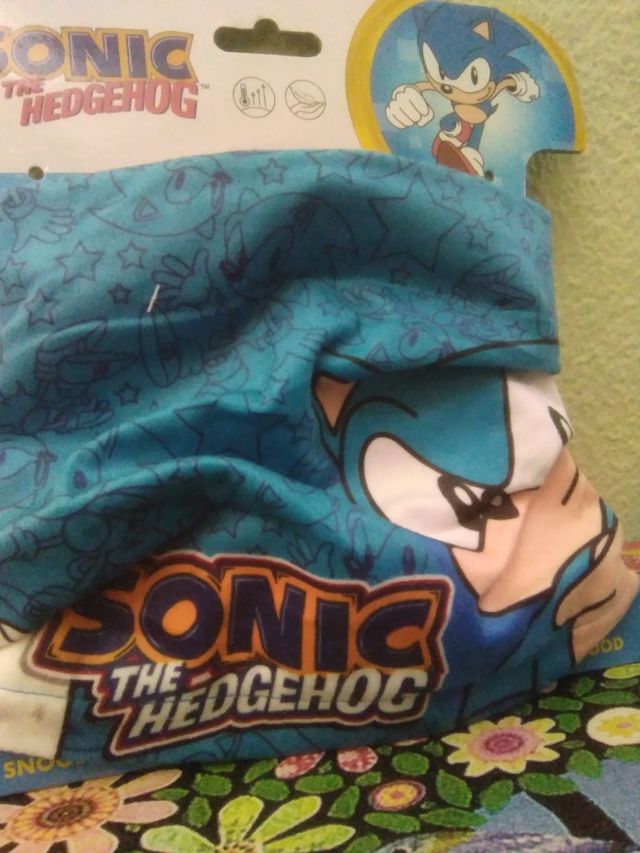 Braga cuello polar Sonic a estrenar.