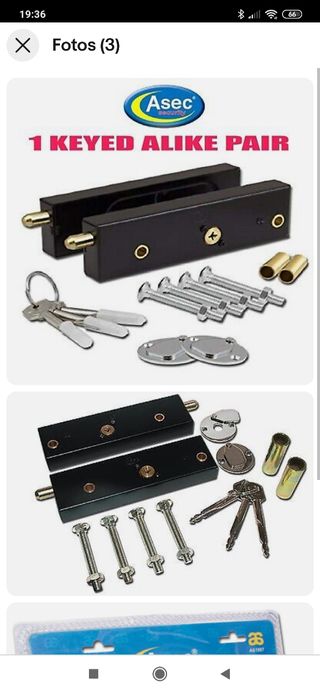 PERNOS DE PUERTA DE GARAGE