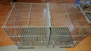 Jaula para ninfas, periquitos, cotorras etc.