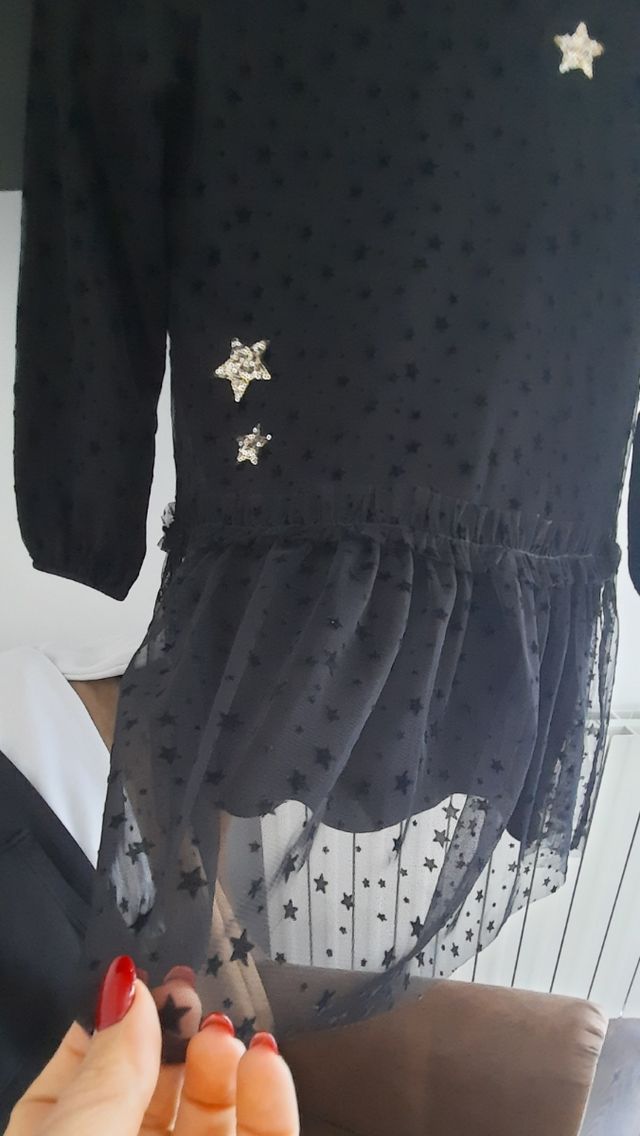 Vestito bambina Tg. 9/10 anni con tulle