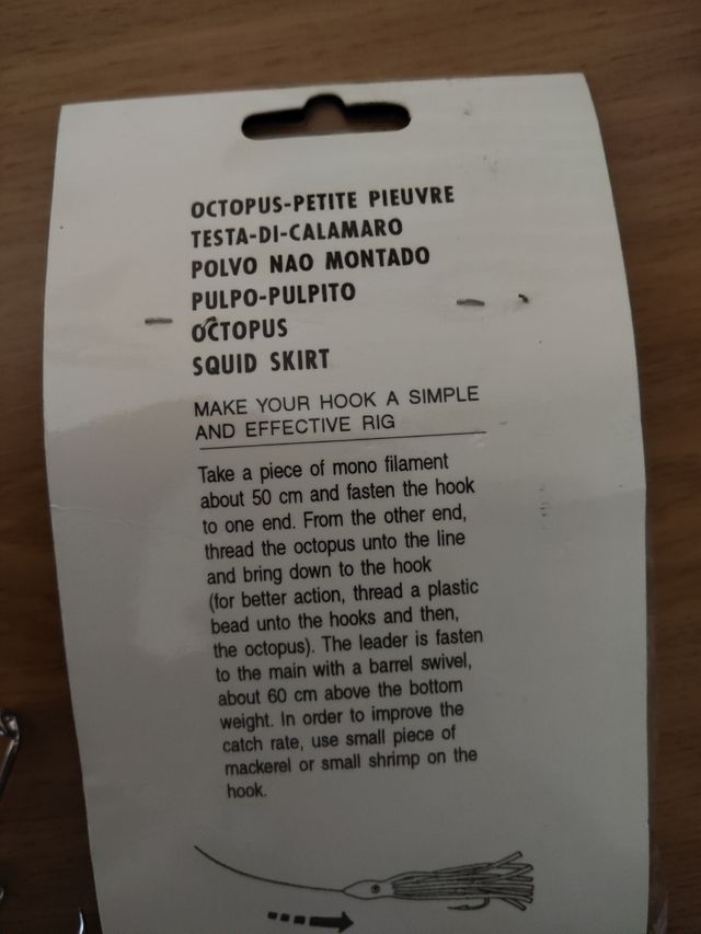 anzuelos y señuelos de pesca