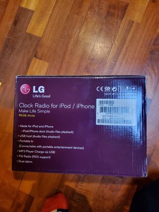 docking speaker, clock radio fro ipod/iphone