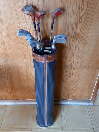Conjunto vintage de golf, años 60.