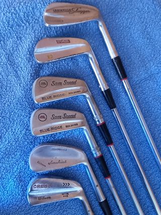 Conjunto vintage de golf, años 60.