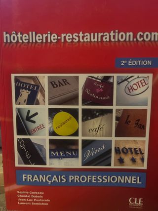 Libro de francés hostelería