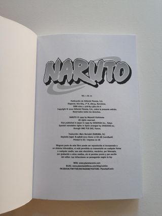 Comics Naruto vol 1, Manga, Masashi Kishimoto