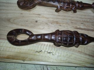 Cuchara tenedor cocodrilo