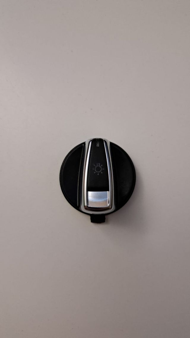 Manopola comando regolazione luci argento BMW E87
