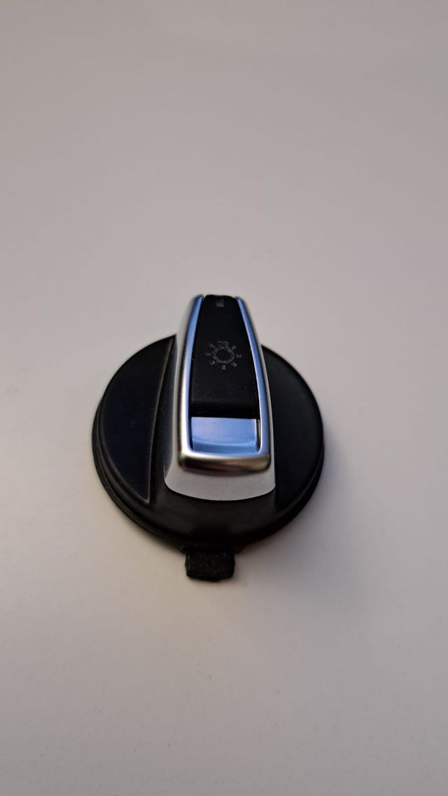 Manopola comando regolazione luci argento BMW E87