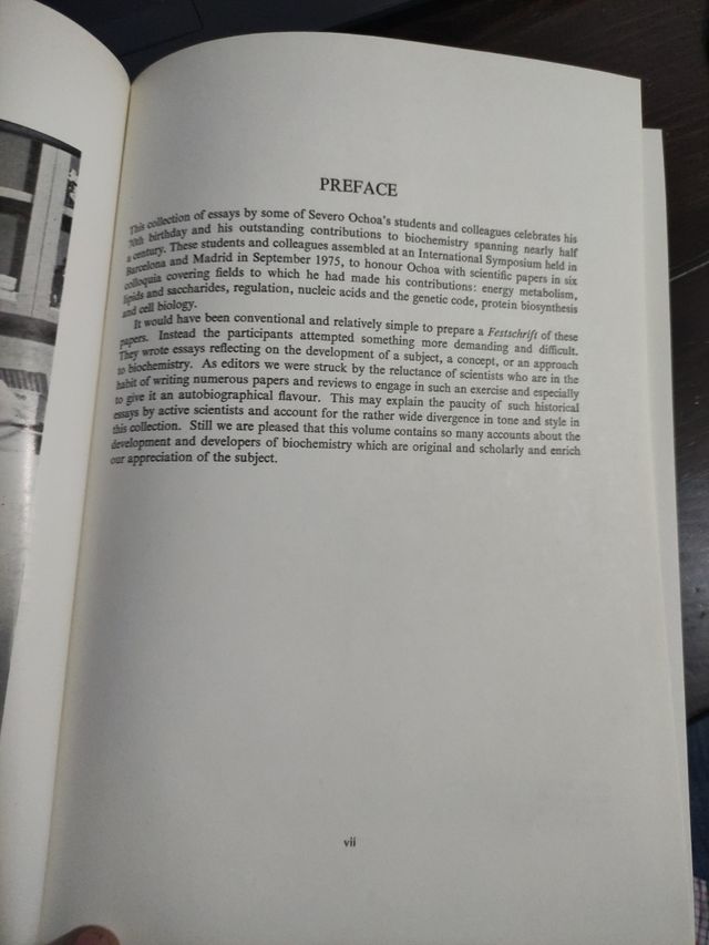 Reflections on Biochemistry