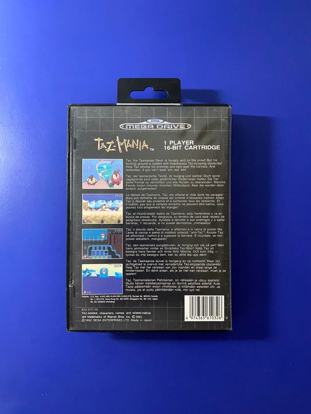 Sega Mega Drive Taz Mania