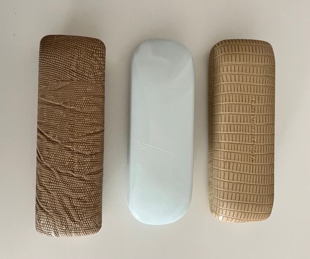 Lote de 3 estuches o fundas para gafas