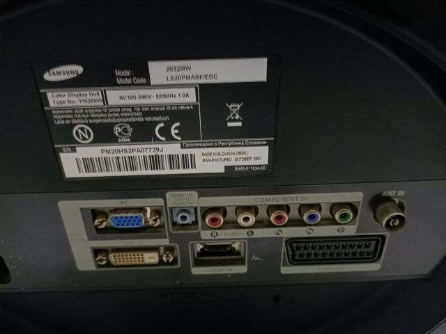 TV monitor Samsung 19 pulgadas