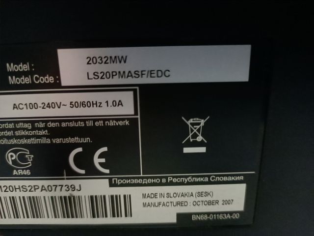 TV monitor Samsung 19 pulgadas