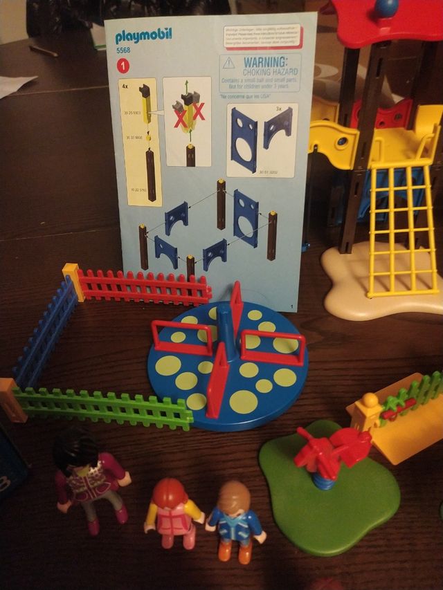 playmobil 5568 parque de juegos