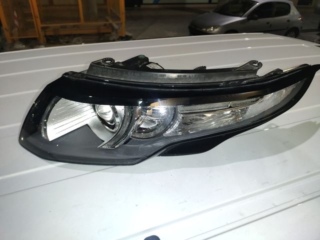 faro delantero evoque no funciona larga