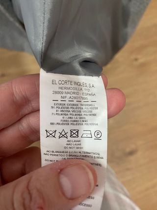 Abrigo mujer Fórmula Joven. Talla L/40