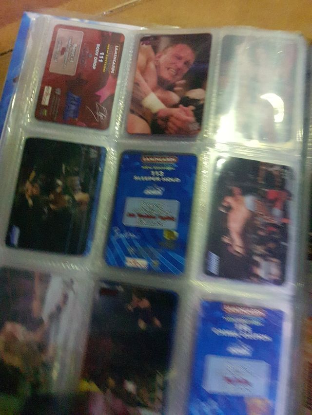 álbum de cromos de WW lucha libre 65 cromos