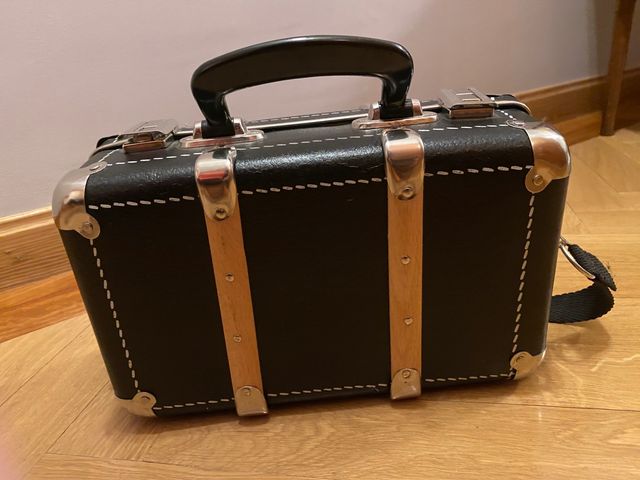 Bolso maleta retro vintage 