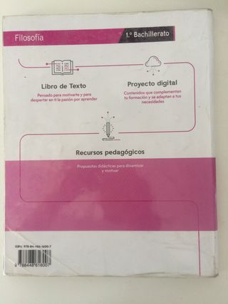 Libro de Filosofía 1º Bachillerato