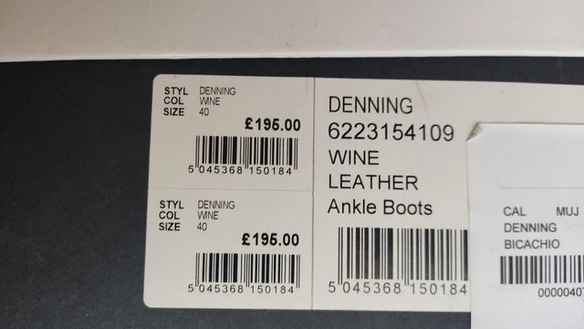 BOTAS LUJO KURT GEIGER 195€ TALLA 40 