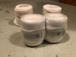 Set fasce da lavoro bianche