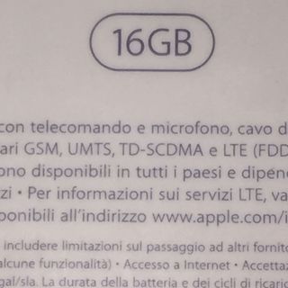 Caja vacía iphone 6 plus dorado 16GB