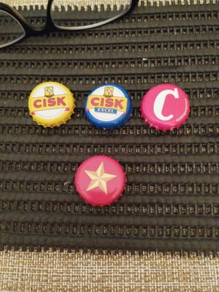 chapas de cerveza 