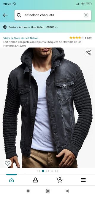 chaqueta tejana Leif Nelson 