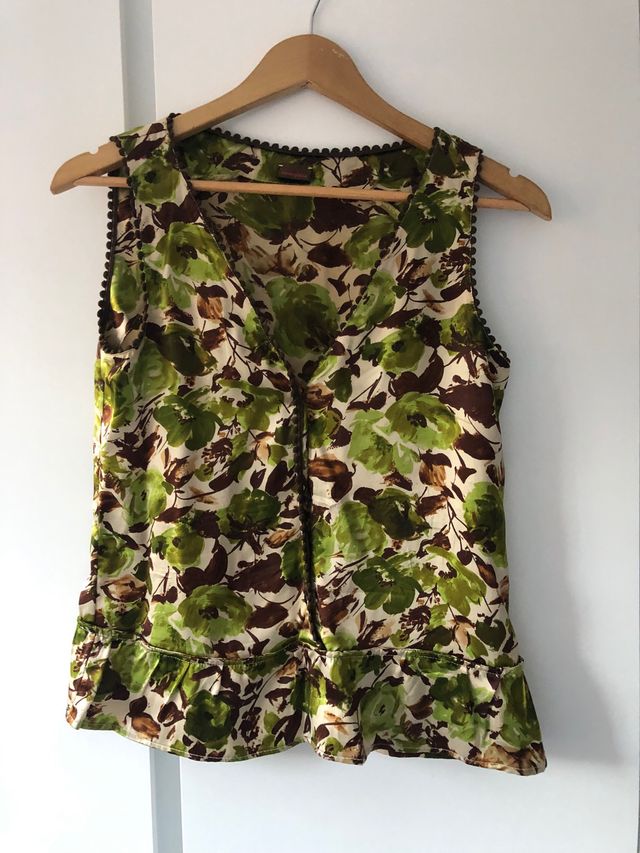 Chaqueta de cuadros con top a juego de Monoplaza