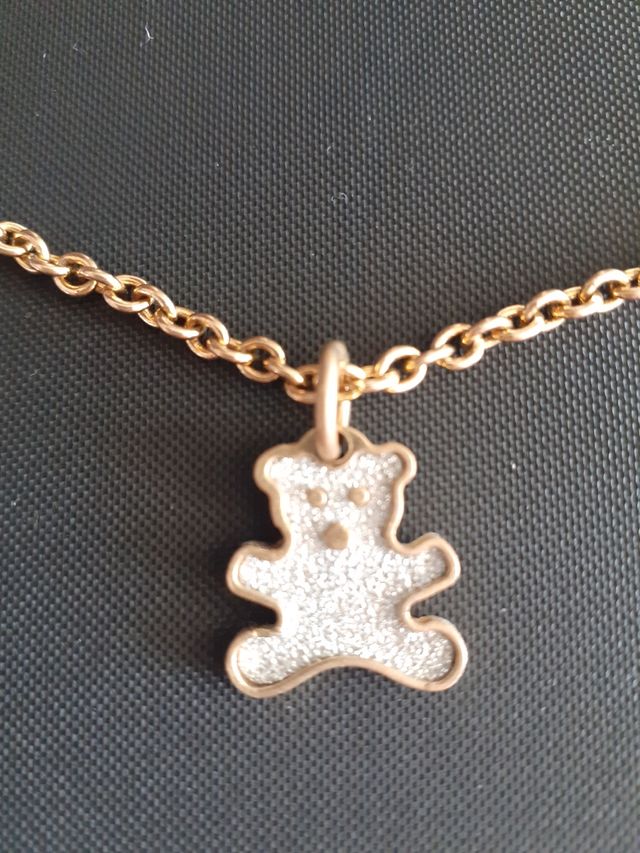 girocollo REBECCA dorato con orsacchiotto brillant