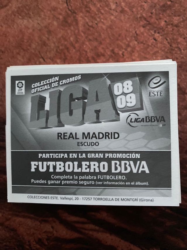 Colección Oficial de cromos de La Liga 08/09