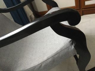 Butaca antigua con nuevo tapizado