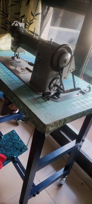 maquina de coser cuero