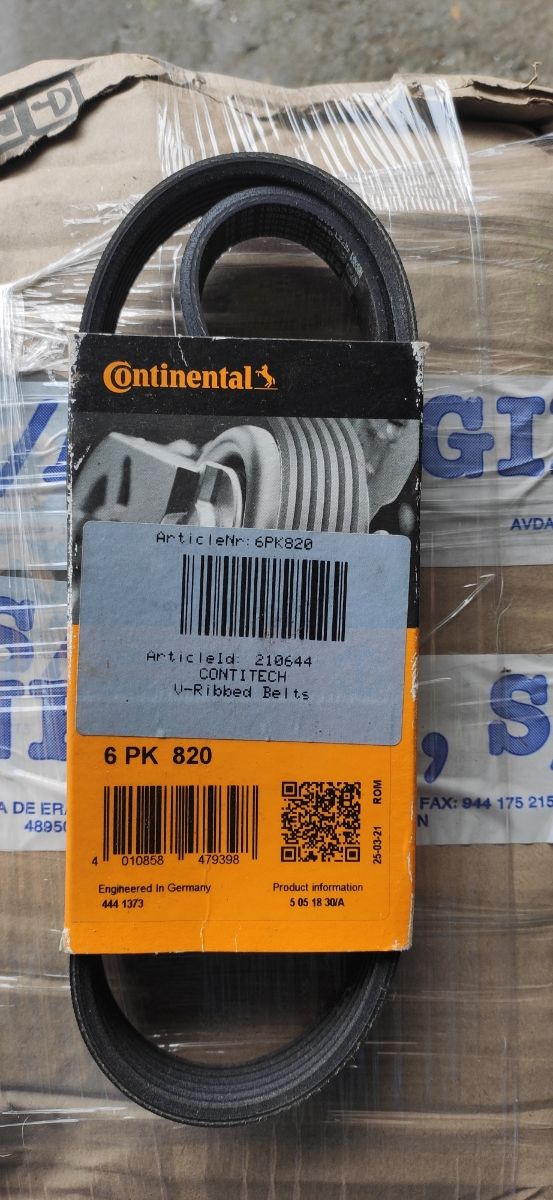 continental correa de accesorios 