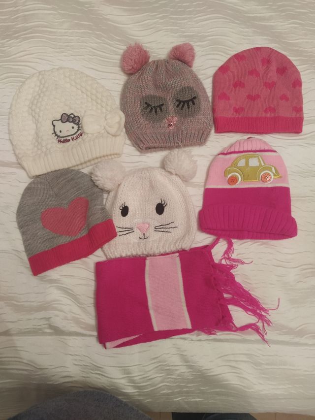 Lote gorros invierno