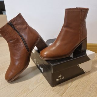 Botín piel marrón 36