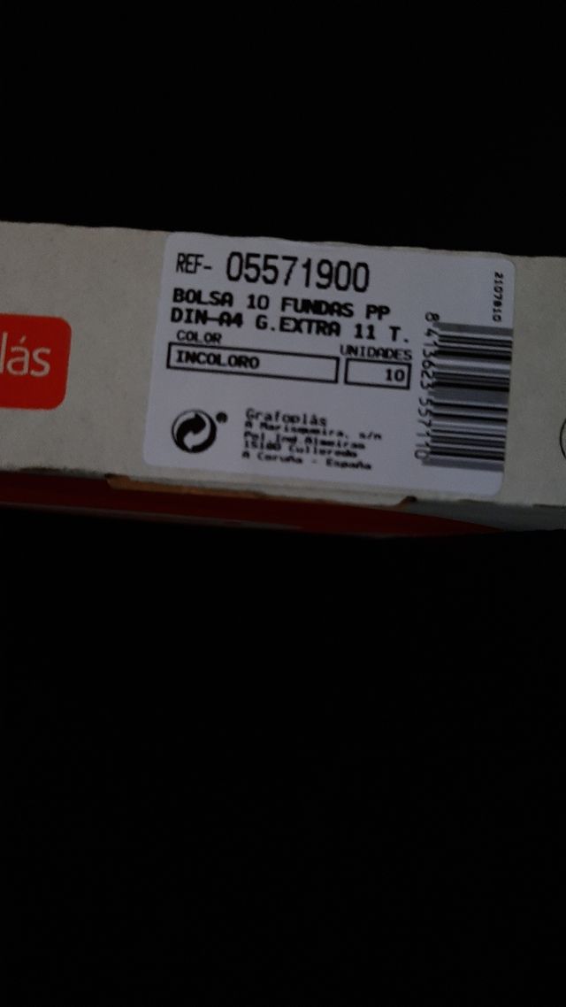 fundas plastico