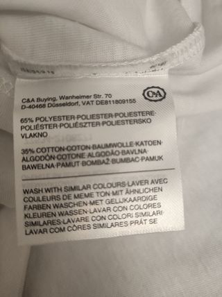 Pack NUEVO C&A camisetas cuello alto