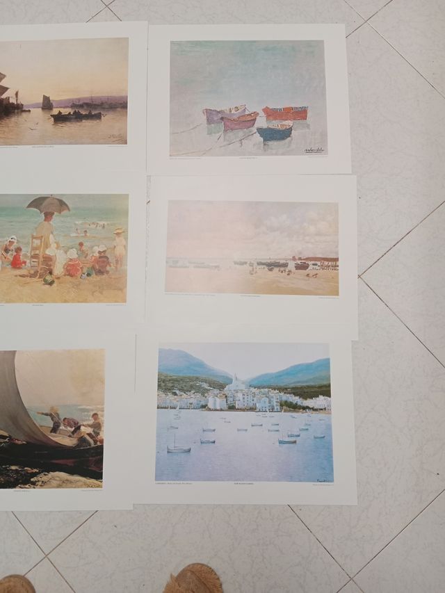 6 laminas de paisajes