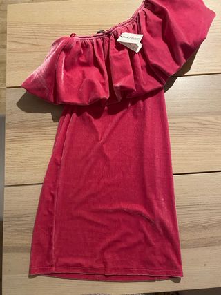 Vestido rosa fucsia Paula Echevarría Primark 34/36