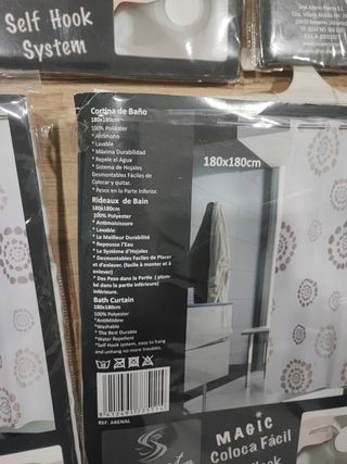 Cortinas de baño 180x180cm