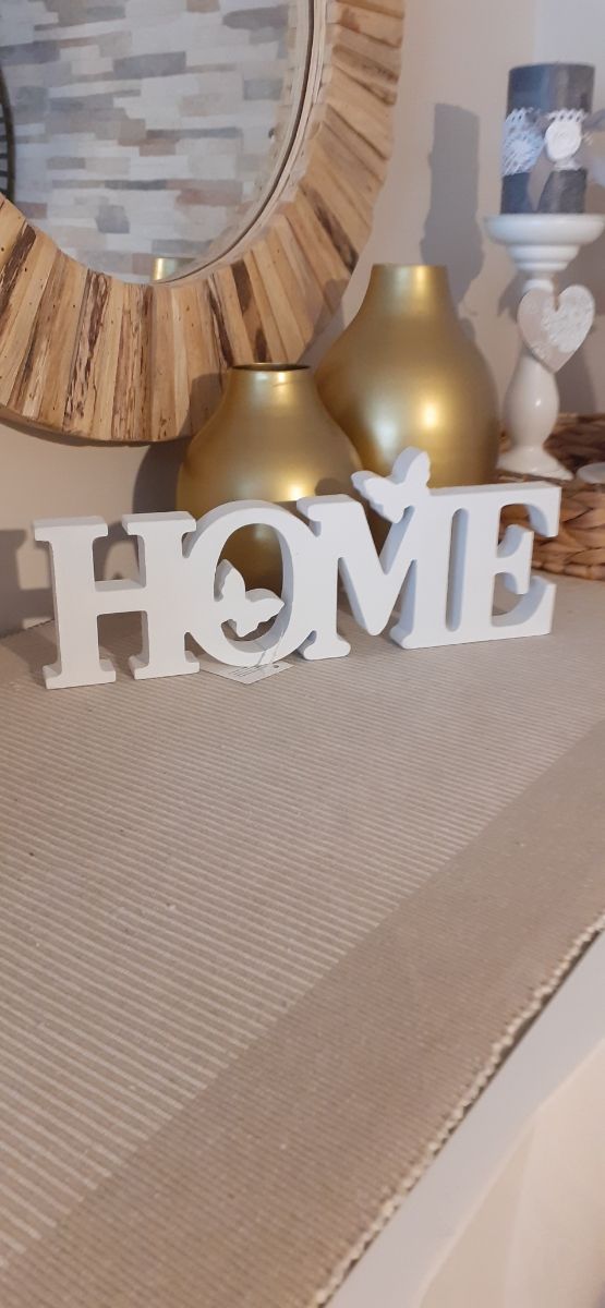 Cartel madera Home 