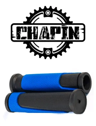 Puños bicicleta MTB azul-negro